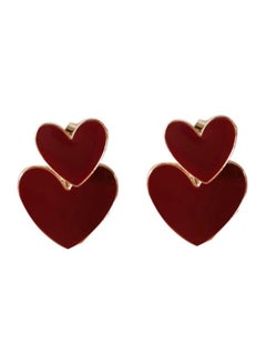 Heart Shaped Stud Earrings