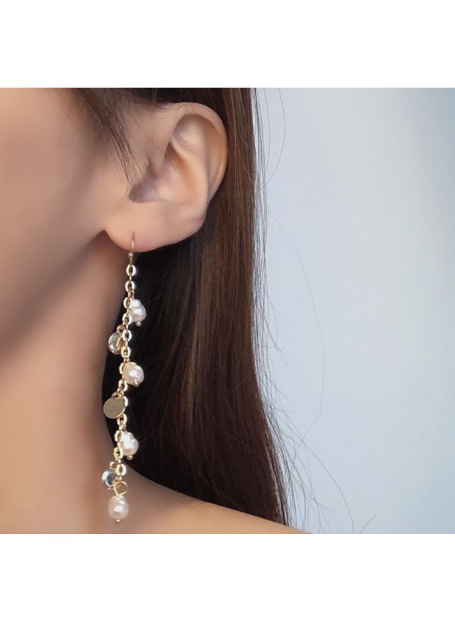 J&J Pearl Studded Dangle Earrings  - Image 4