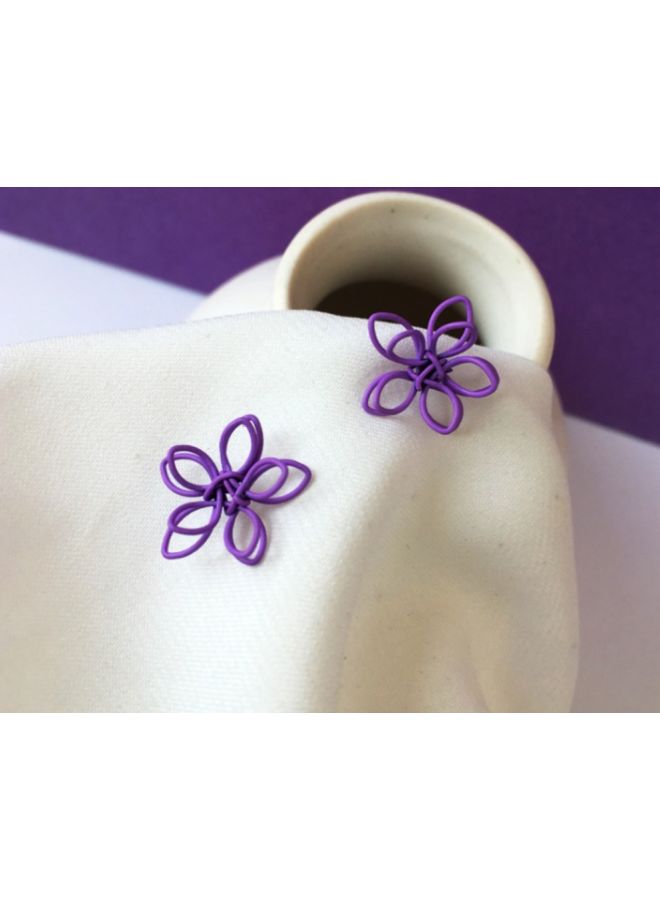 J&J - Flower Designed Studs - Image 1