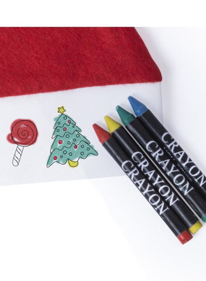 جينو قبعة سانتا كلوز مع الطباشير الملونة يمكنك تركيبها بنفسك - Image 2