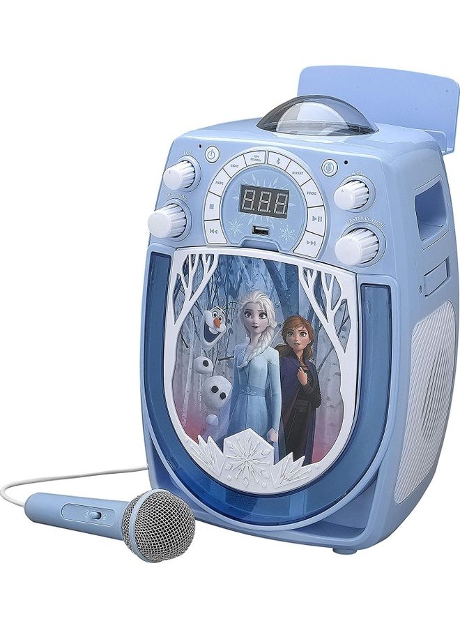 آي هوم جهاز كاريوكي يعمل بالبلوتوث بتصميم مستوحى من فيلم "Frozen" 20 x 12 x 23.5سم  - Image 3