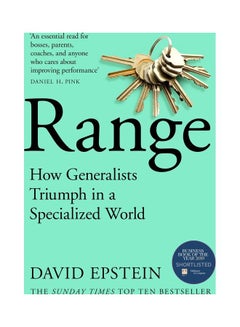 Range: How Generalists Triumph In A Specialized World Hardcover English by David Epstein - 44035