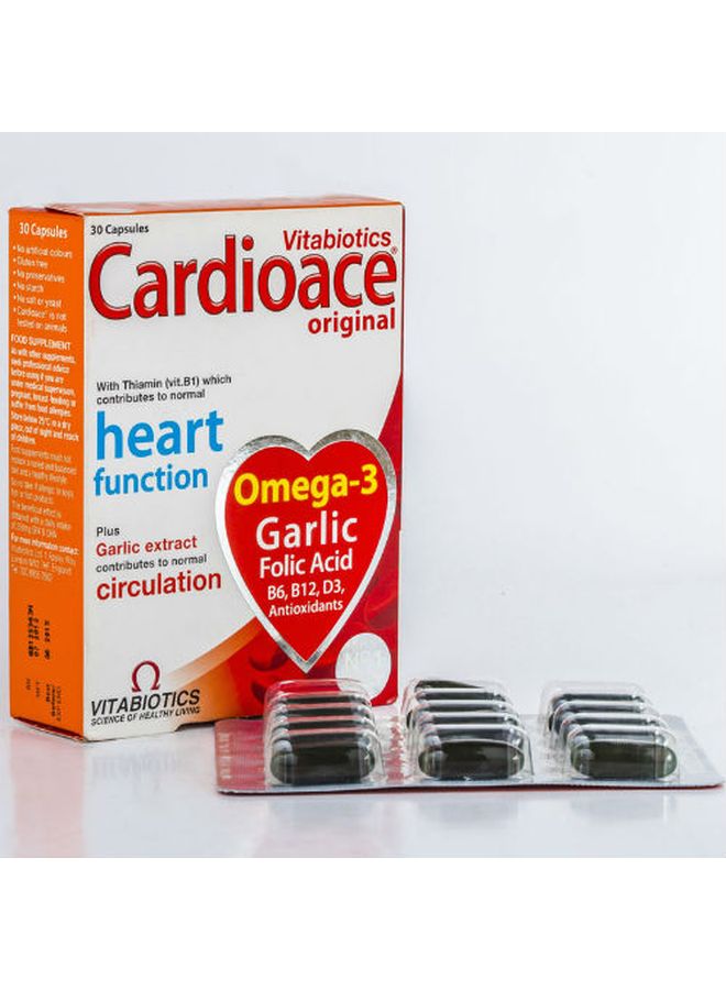 Vitabiotics - Cardioace Original - 30 Capsules - Image 1