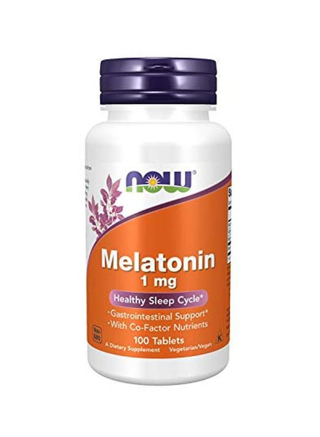 Now Foods Melatonin 1mg - 100 Tablets  - Image 1