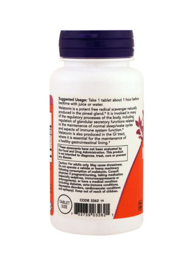 Now Foods Melatonin 1mg - 100 Tablets  - Image 2
