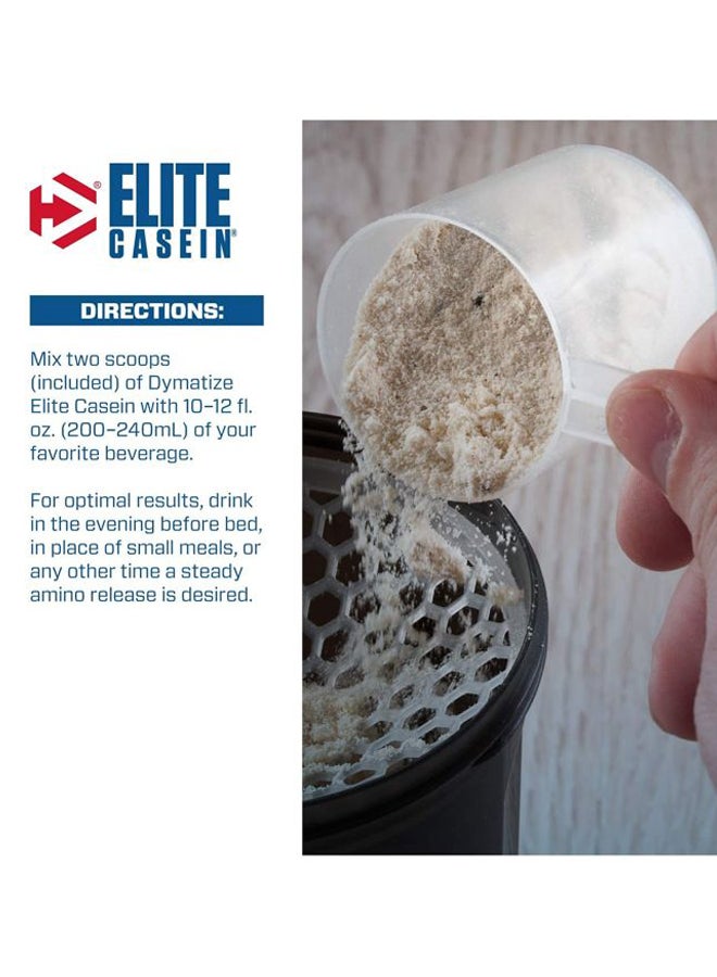 Dymatize Elite Casein Protein Supplement - Smooth Vanilla  - Image 2