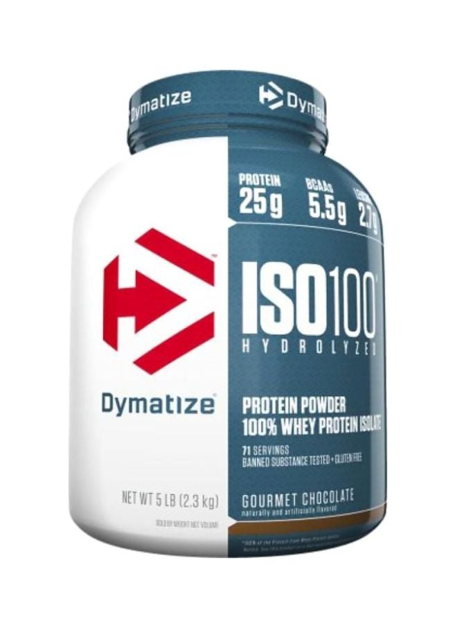 ISO100 Hydrolyzed Protein Powder Drink Mix - Gourmet Chocolate Flavor - 2.3 KG - v1606321131/N13164623A_1