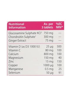 Vitabiotics Osteocare Plus Glucosamine & Chondroitin 60 Tablets  - Image 3