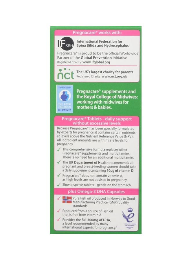 Vitabiotics Pack Of 2 Pregnacare Plus Omega 3 - 56 Tablets - Image 3