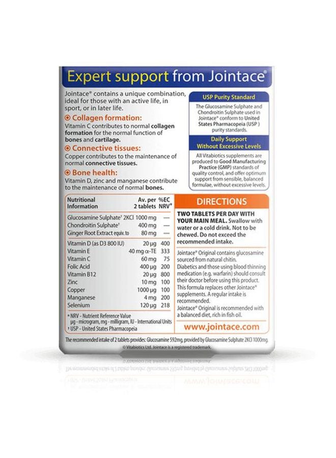 Vitabiotics Jointace Original 30 Tablets  - Image 2