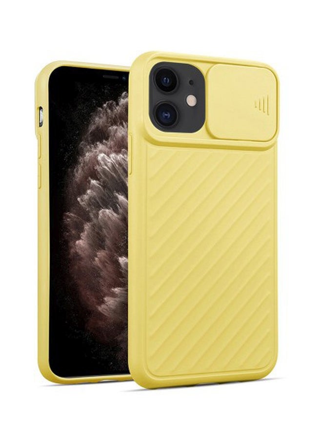 MARGOUN Slide Camera Protection Case Cover For Apple iPhone 11 Yellow - Image 2