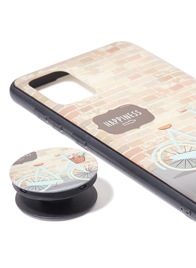 FASHION - Protective Case Cover With Pop Socket For Samsung Galaxy A71 Multicolour - Image 1