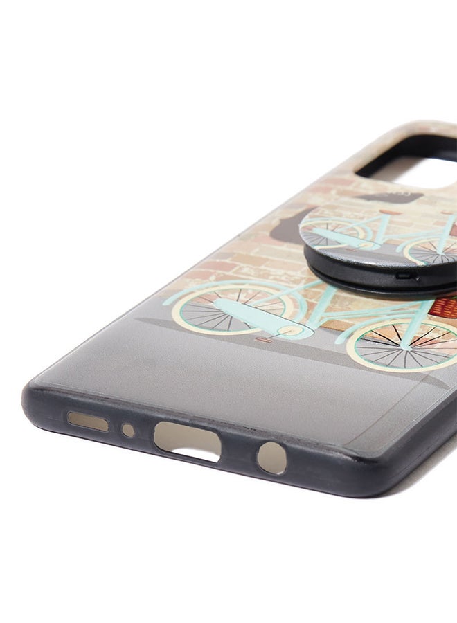 FASHION - Protective Case Cover With Pop Socket For Samsung Galaxy A71 Multicolour - Image 1