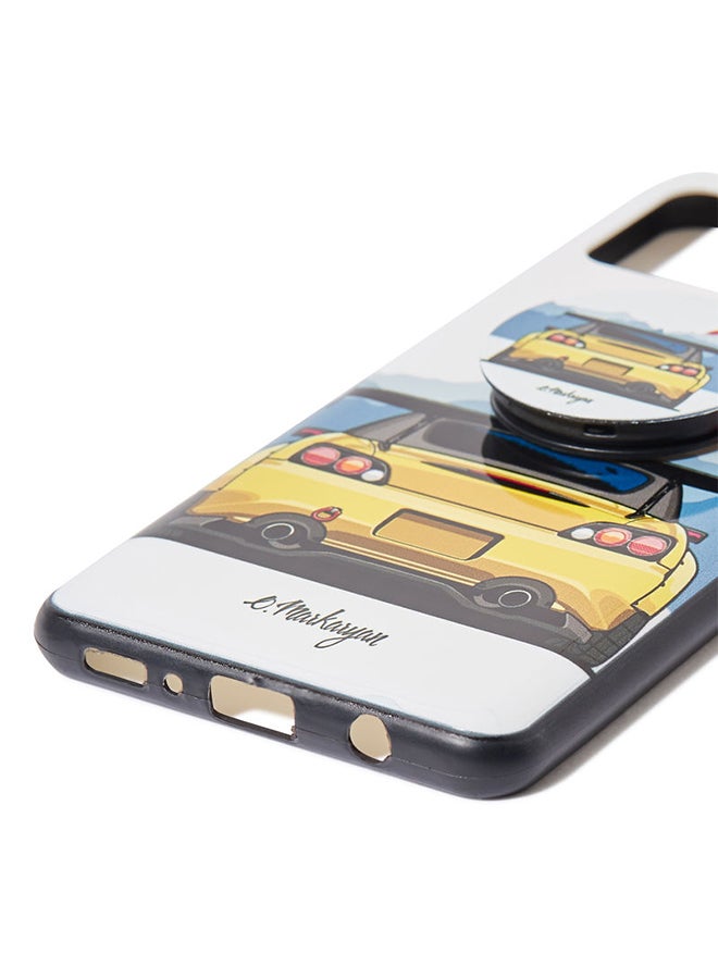 FASHION - Protective Case Cover With Pop Socket For Samsung Galaxy M31 Multicolour - Image 1