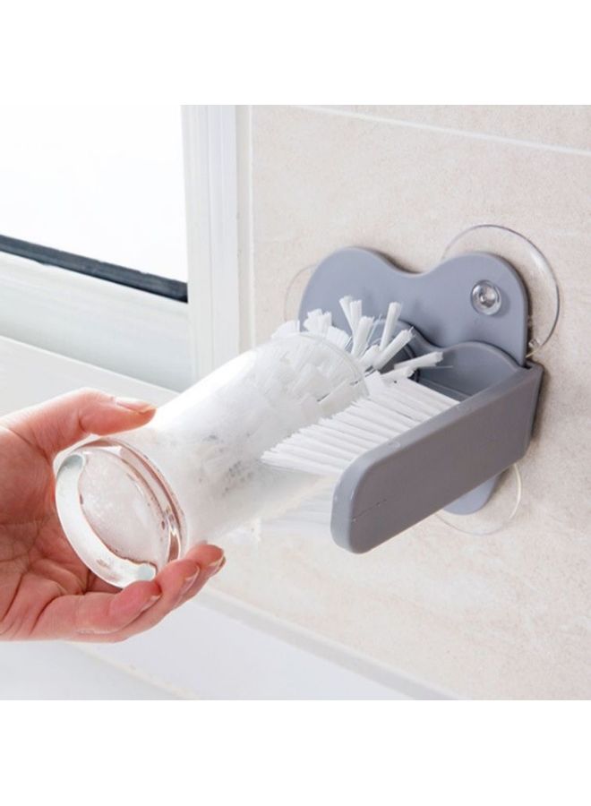 Wall Lazy Cups Brush Cleaner Grey/White 17.5x14cm  - Image 3