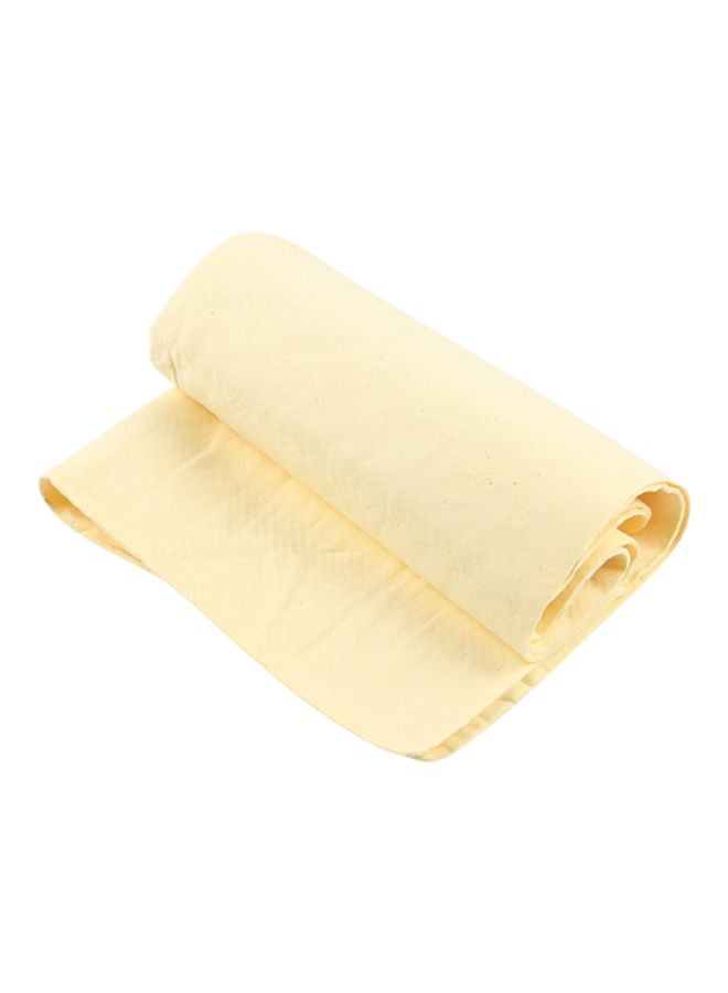 Clean Cham Wet And Dry Fabric Cleaning Cloth Yellow 43x32cm  - Image 1