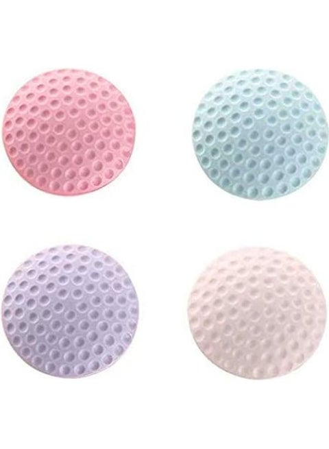 4-Piece Rubber Buffer Wall Protector Set Multicolor