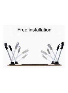 Generic Portable Lap Desk Table with Cup Holder Beige  - Image 3