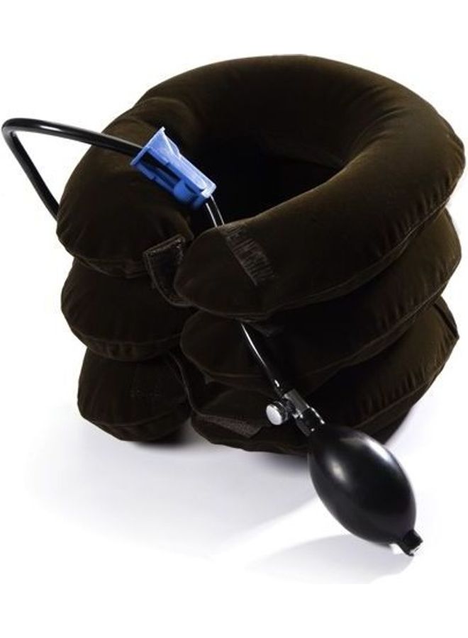 Generic Neck Cervical Traction Pillow Combination Brown 