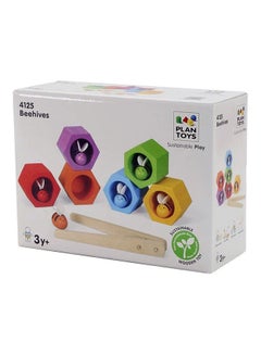 PlanToys Plantoys Wooden Beehives 5.7 x 5 x 4.5cm  - Image 4