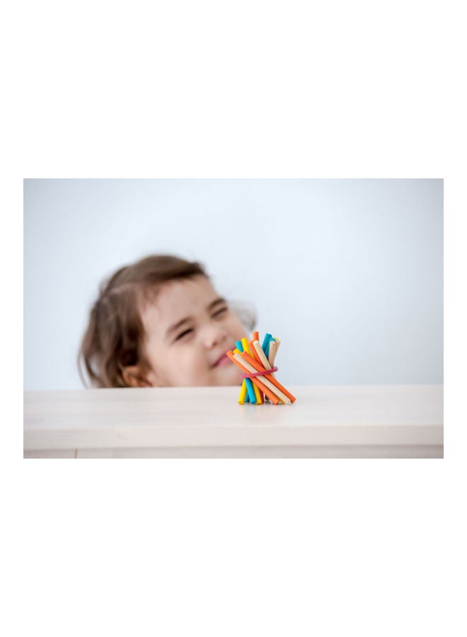 PlanToys Plantoys Wooden Pick-Up Sticks 0.6 x 0.6 x 7cm  - Image 4