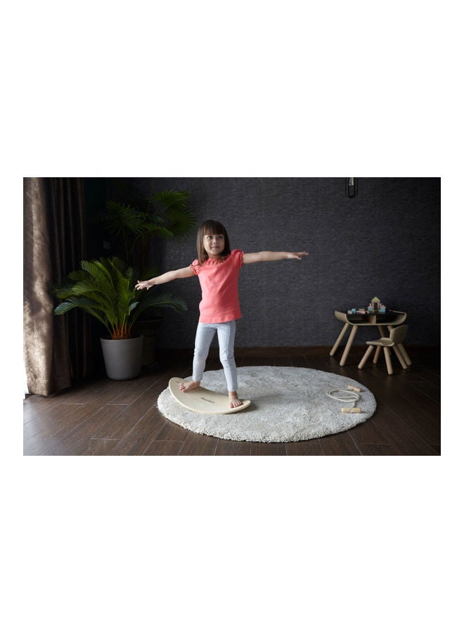 PlanToys - Plantoys Wooden Balance Board 30 x 54 x 1.2cm - Image 1