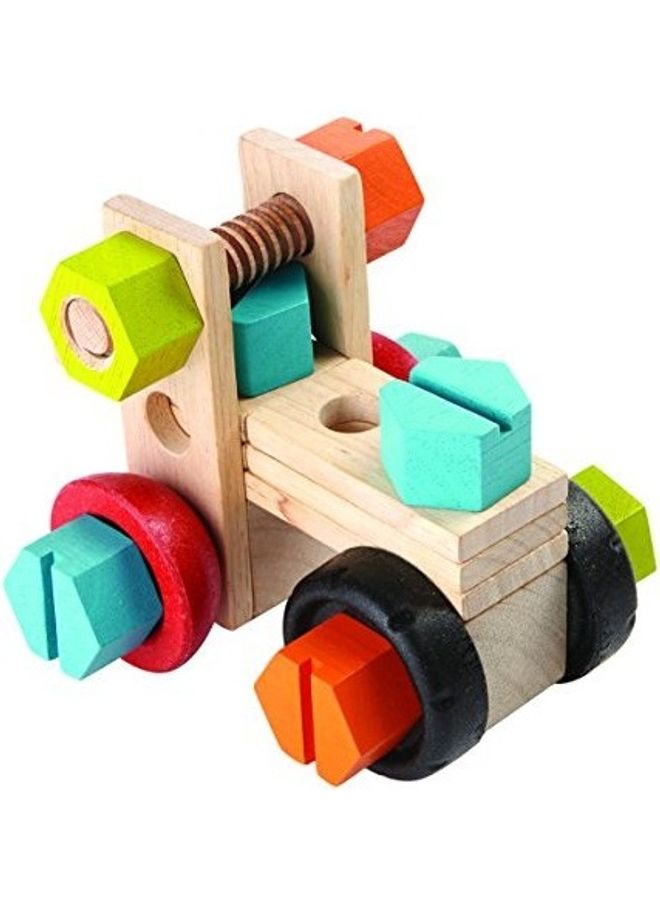 PlanToys - 5539 Plantoys Wooden Construction Set 40 3+ Years - Image 1