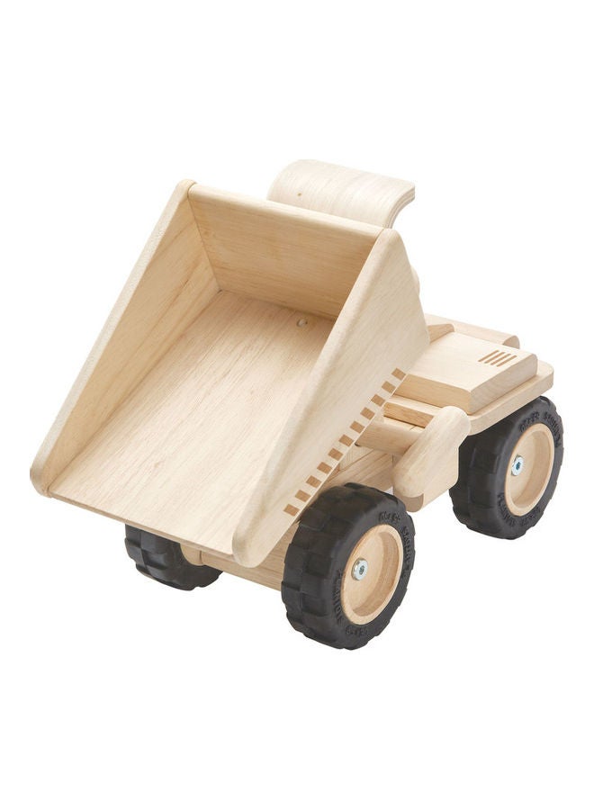 Plantoys Wooden Dump Truck Beige 16.5 x 29.5 x 22cm - Image 2