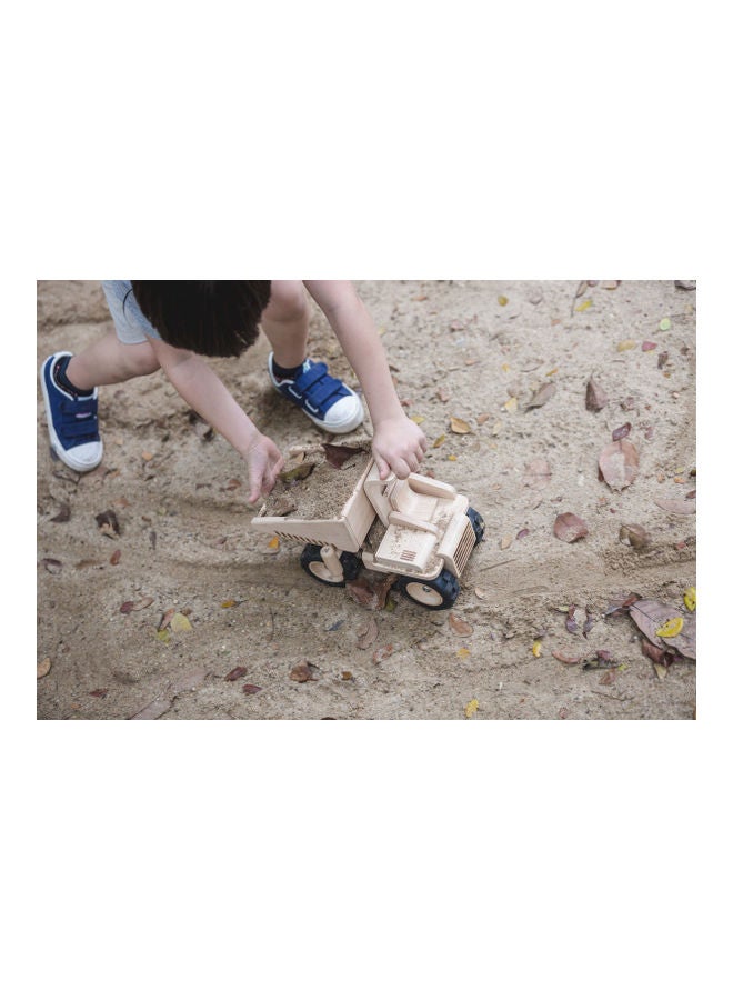 Plantoys Wooden Dump Truck Beige 16.5 x 29.5 x 22cm - Image 5