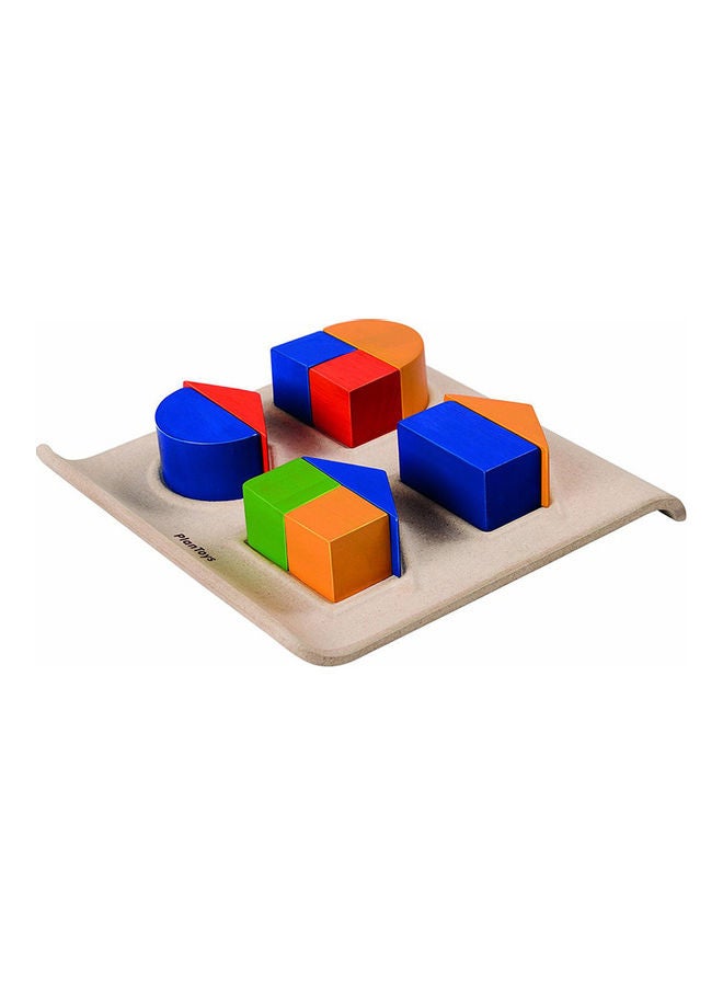 PlanToys - Fraction Fun 19 x 5.5 x 19cm - Image 1