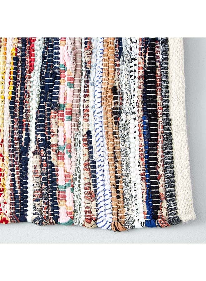 Home Box - Recycled Cotton Dhurrie Doormat Multicolour 50 x 80cm - Image 1