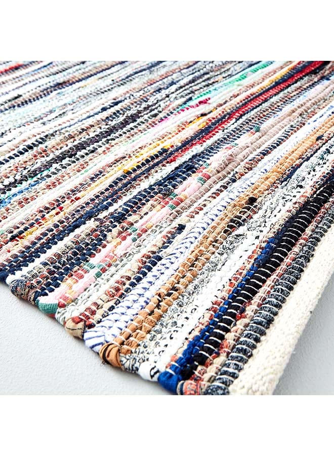 Home Box - Recycled Cotton Dhurrie Doormat Multicolour 50 x 80cm - Image 1