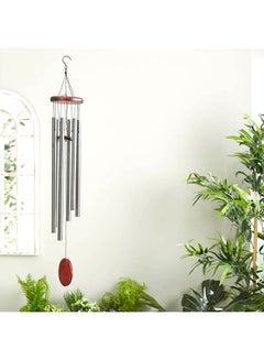 Tinker Emma Wood And Gun Metal Wind Chime Multicolour 108cm