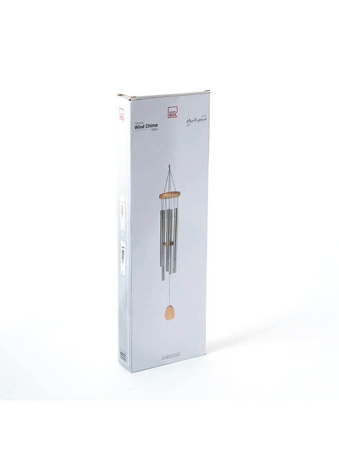 Home Box - Tinker Emma Wood And Gun Metal Wind Chime Multicolour 108cm - Image 1
