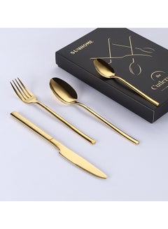 Sunhome 4 Piece Stainless Steel Cutlery Set Gold  - Image 5