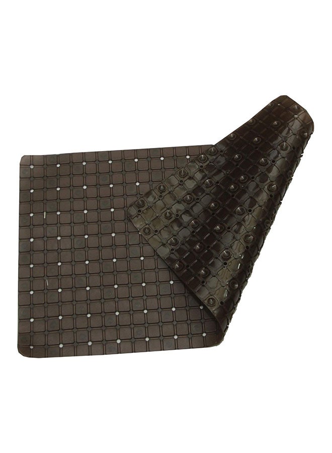 Checkered Design Bath Mat Black 26x14inch - Image 2