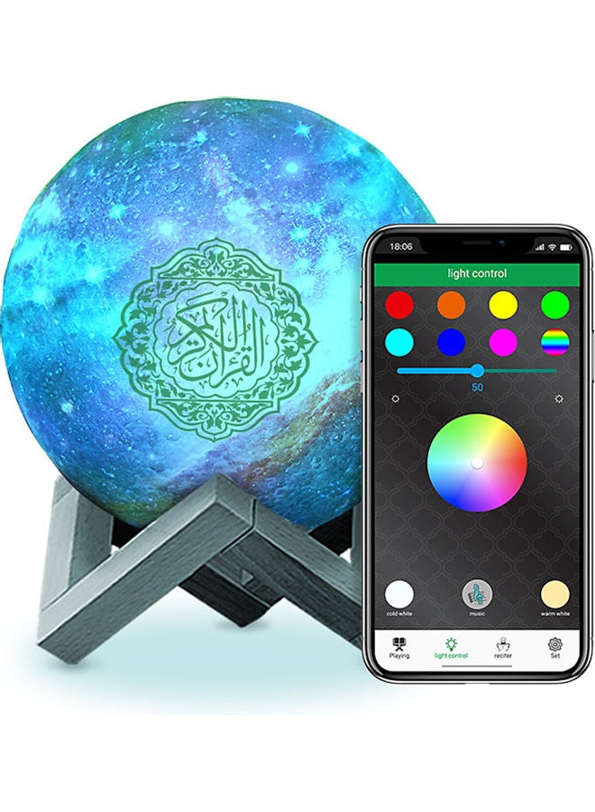 With remote control and Bluetooth moonlight Quran speaker, multiple color - Image 2