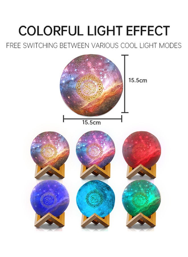 With remote control and Bluetooth moonlight Quran speaker, multiple color - Image 3