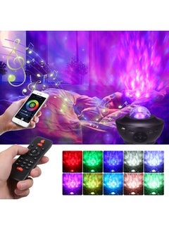 Tomshine Starry Projector Light Wi-Fi Connection Smartphone APP Control Adjustable 21 Lighting Modes Remote Control Star Projector Built-in BT Music Player Gifts for Bedroom Birthday Wedding Decor Party Black 16.6*13*16.6cm - v1606375606/N42612670A_6