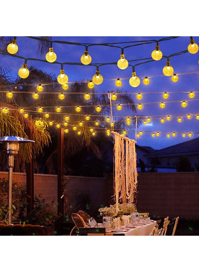 Solar Energy Light String 6.5M 30 Lamp Beads Bubble Ball Warm White Light multicolour 16*8*9cm - Image 2