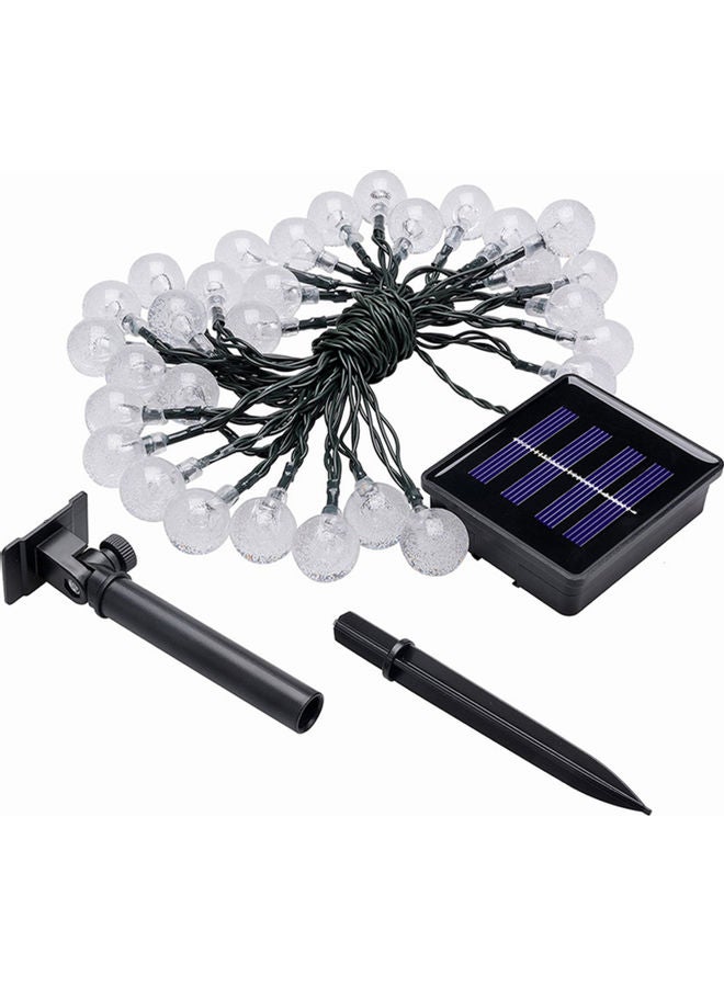 Solar Energy Light String 6.5M 30 Lamp Beads Bubble Ball Warm White Light multicolour 16*8*9cm - Image 4