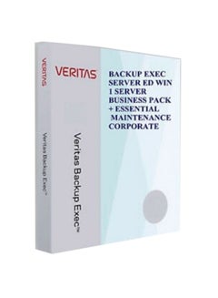 Veritas Backup Exec Server Ed Win 1 Server Business Pack With Essential Maintenance Corporate White