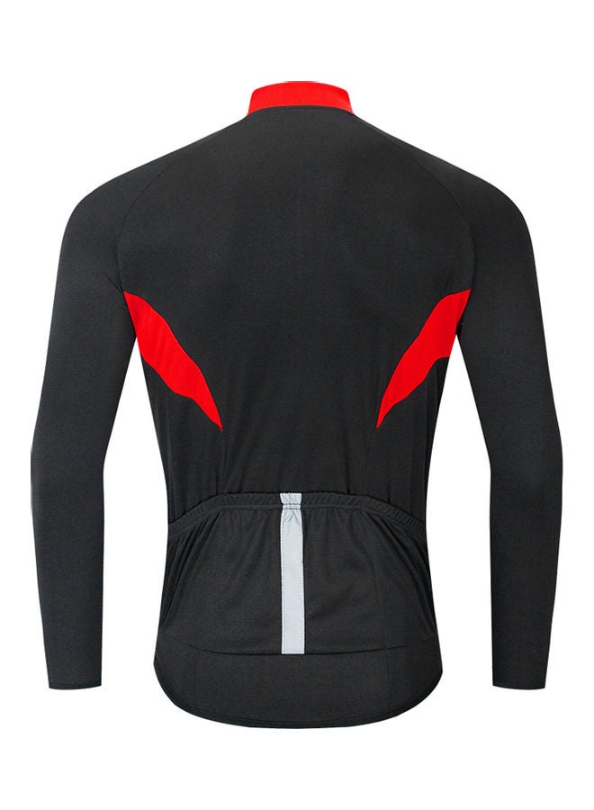 Generic Cycling Jersey Men Women Quick Dry Breathable Long Sleeve Bike Shirt Clothing Bicycle Riding Running Fitness Activewear Top XXL 23*2*18cm  - Image 2
