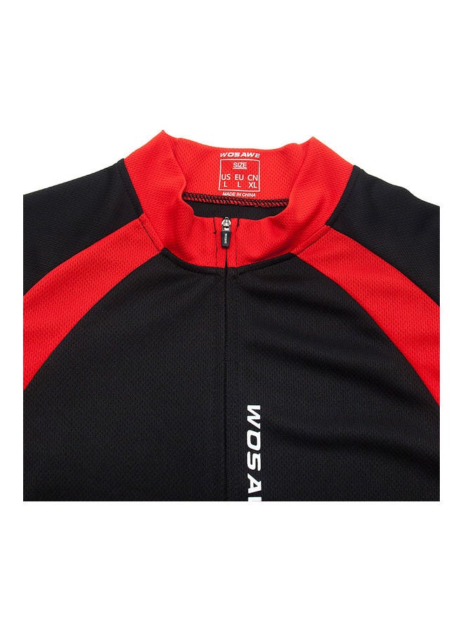 Generic Cycling Jersey Men Women Quick Dry Breathable Long Sleeve Bike Shirt Clothing Bicycle Riding Running Fitness Activewear Top XXL 23*2*18cm  - Image 5