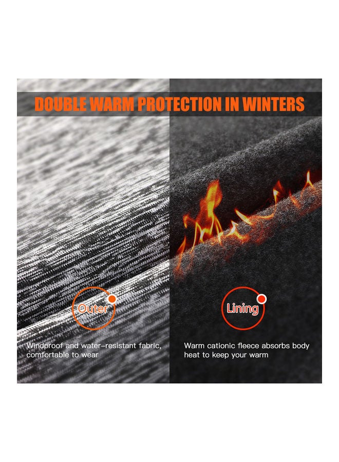 Generic Neck Warmer Men Women Windproof Balaclava Winter Face Cover Warm Fleece Neck Gaiter for Skiing Snowboarding Cycling Hiking Running Fishing 20*2*16cm  - Image 2