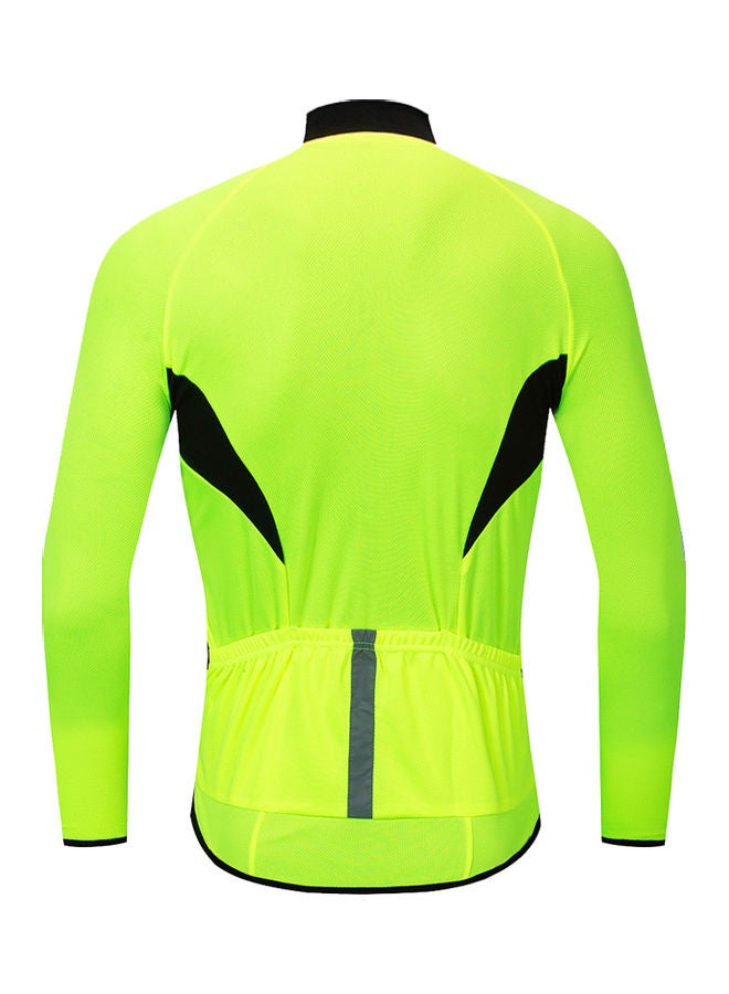 Generic Cycling Jersey Men Women Quick Dry Breathable Long Sleeve Bike Shirt Clothing Bicycle Riding Running Fitness Activewear Top M 23*2*18cm  - Image 2