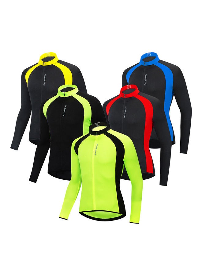 Generic Cycling Jersey Men Women Quick Dry Breathable Long Sleeve Bike Shirt Clothing Bicycle Riding Running Fitness Activewear Top M  - Image 4