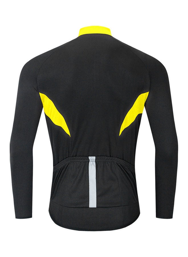 Generic Cycling Jersey Men Women Quick Dry Breathable Long Sleeve Bike Shirt Clothing Bicycle Riding Running Fitness Activewear Top M 23*2*18cm  - Image 2