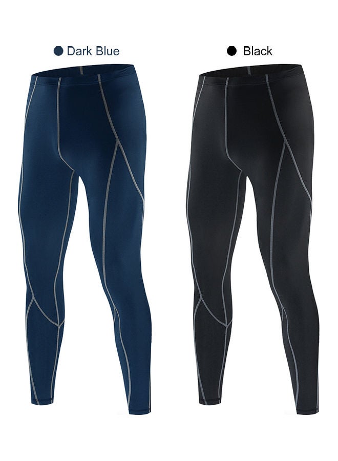 Generic - Men Compression Pants Sports Baselayer Workout Active Tights Leggings Yoga Running Cycling Fitness Pants XL 23*1*18cm - Image 1