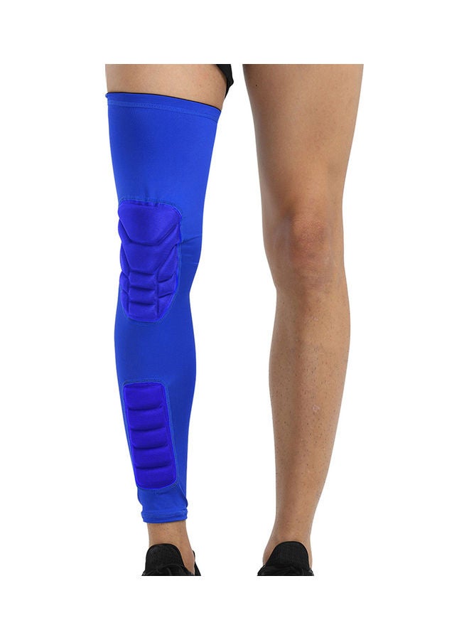 Generic Knee Support Protective Knee Pad Long Leg Sleeve Brace-Protector for Basketball Football Volleyball (2 Sleeves) M 16*3*14cm  - Image 4
